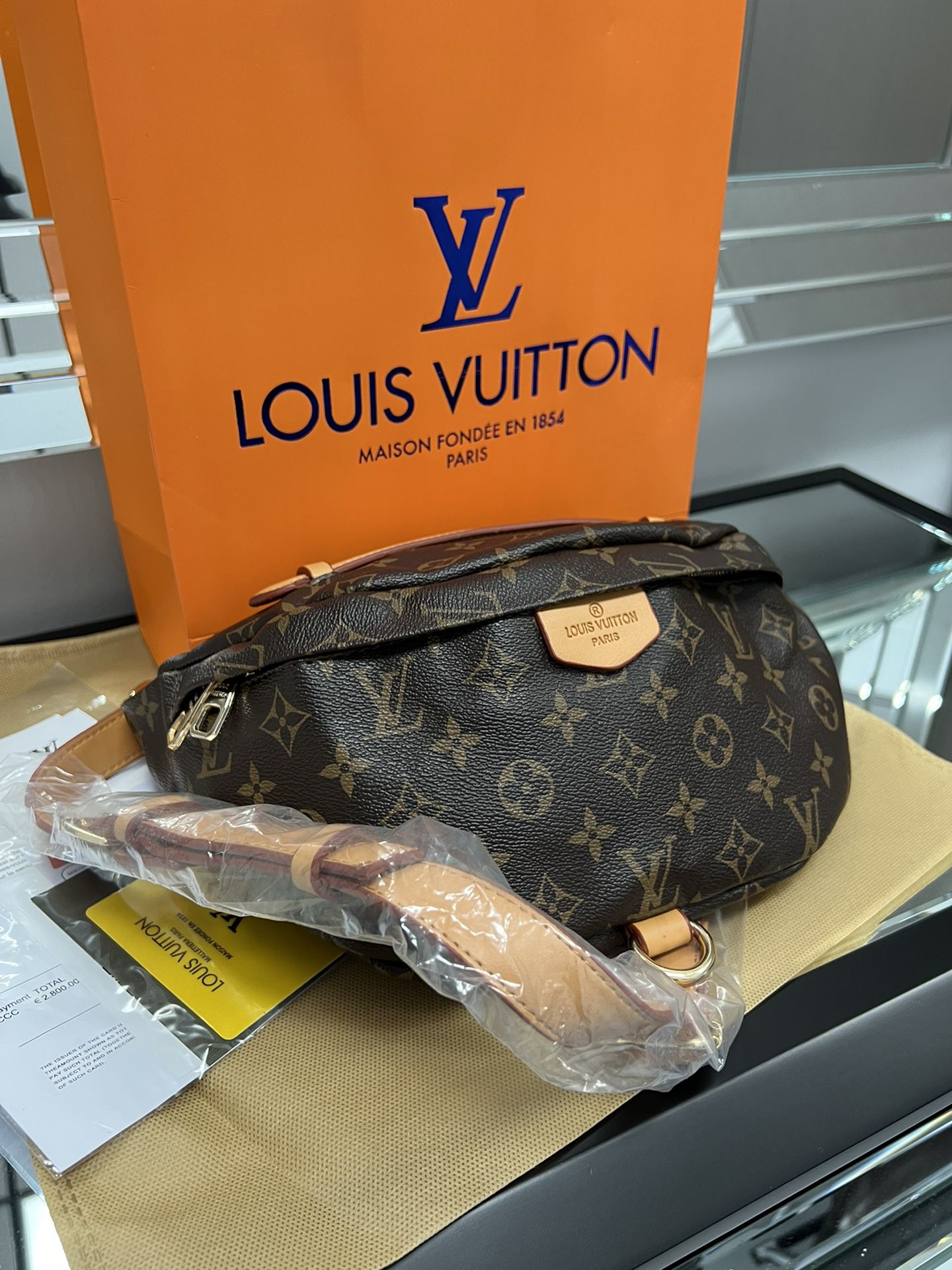Brown LV Fanny pack 