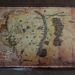 Loard Of The Rings Middle Earth Map