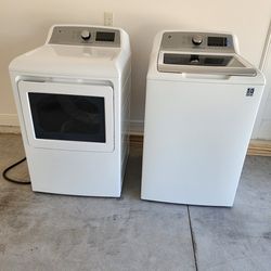 Ge Washer & Dryer Set (White)