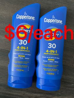 Coppertone Sport Sunscreen Lotion - SPF 30 -7OZ（brand new）