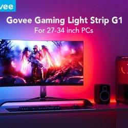 Govee Gaming Light Strip G1 Monitor Backlight for 27-34 Inch PC