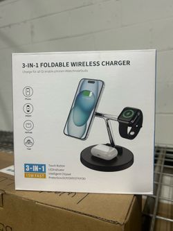 3-in-1 foldable wireless charger