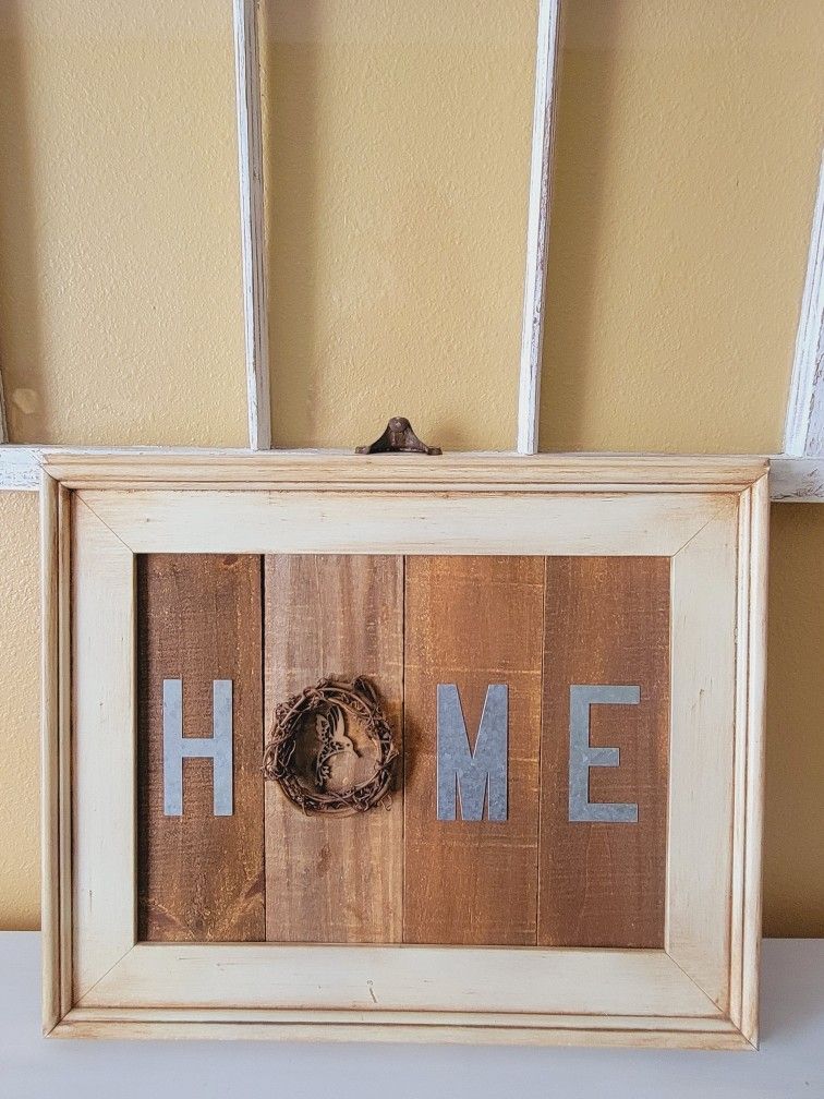 Handcrafted HOME Sign! 