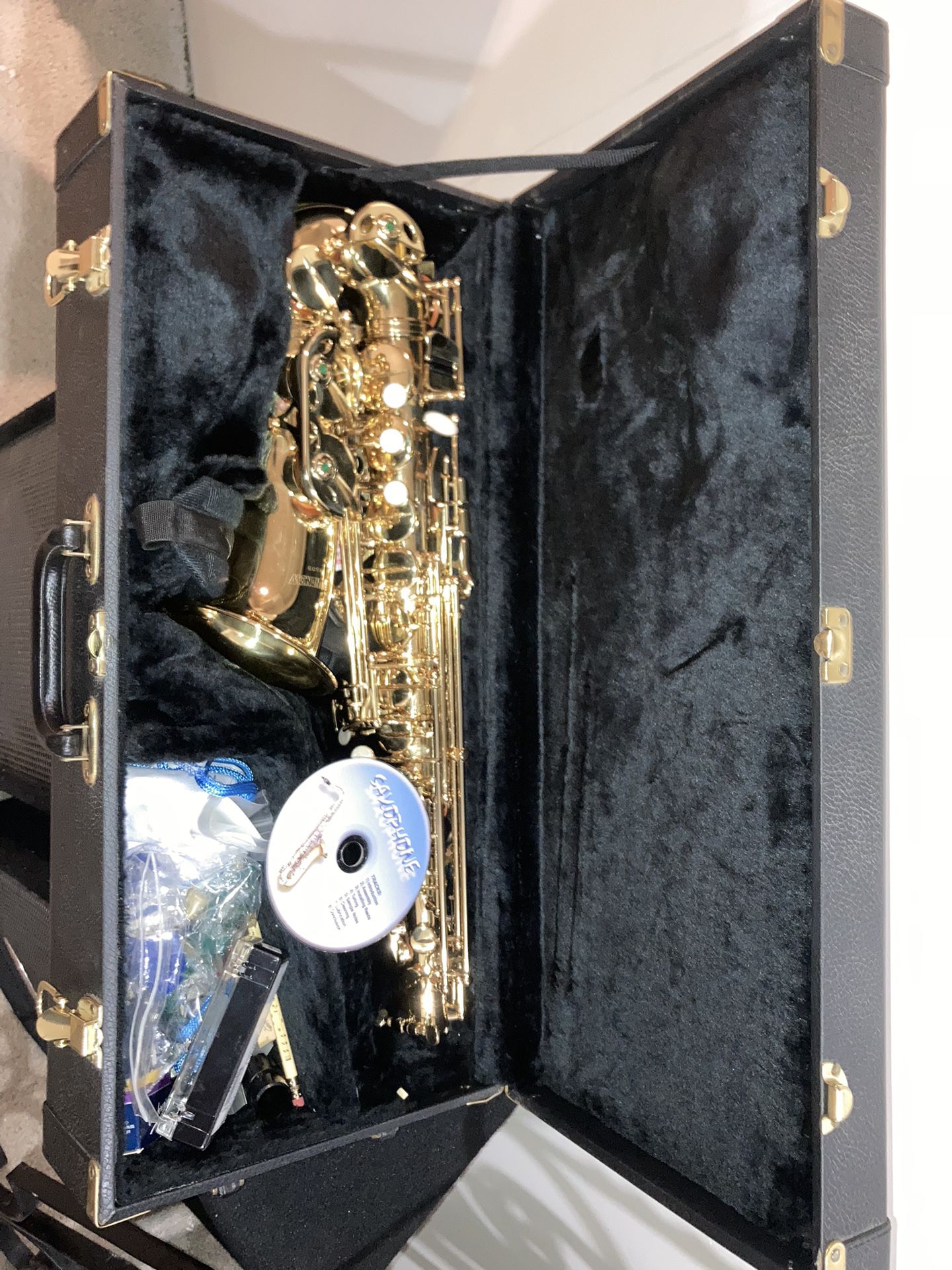 Saxophone With Case 