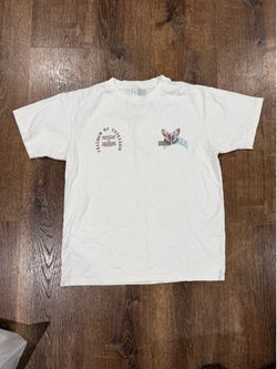 CVLA White and multi-coloured butterfly t-shirt size medium