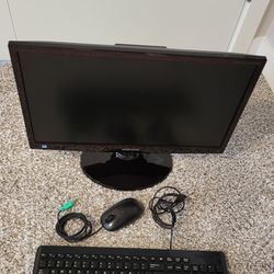 Samsung 21 in monitor & basic keyboard/mouse wired