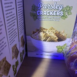 Trader Joes Parsley Crackers