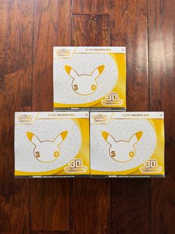 Pokemon TCG 30th Celebration ETB - 3x