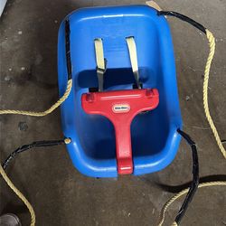 Free Little tykes baby swing and mounting hooks