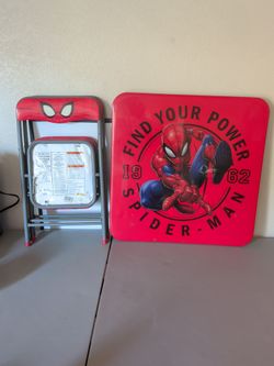Spider-Man Kids Folding Table and Chair Set