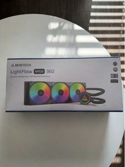 MONTECH LightFlow ARGB 360 CPU Liquid Cooler - Brand New Sealed