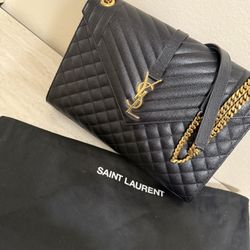 Envelope Triquilt Large YSL Shoulder Bag