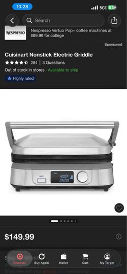 Cuisinart Nonstick Electric Griddle
