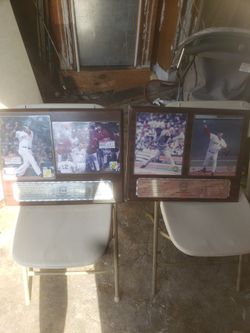 Boston Redsox D And B Commemorative Wooden Plaques.