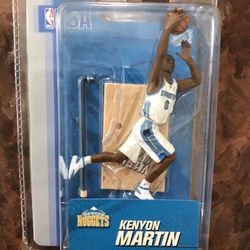Kenyon Martin Denver Nuggets 3 inch McFarlane NBA Sports Picks Series 3 Mini Figure & Display Base 