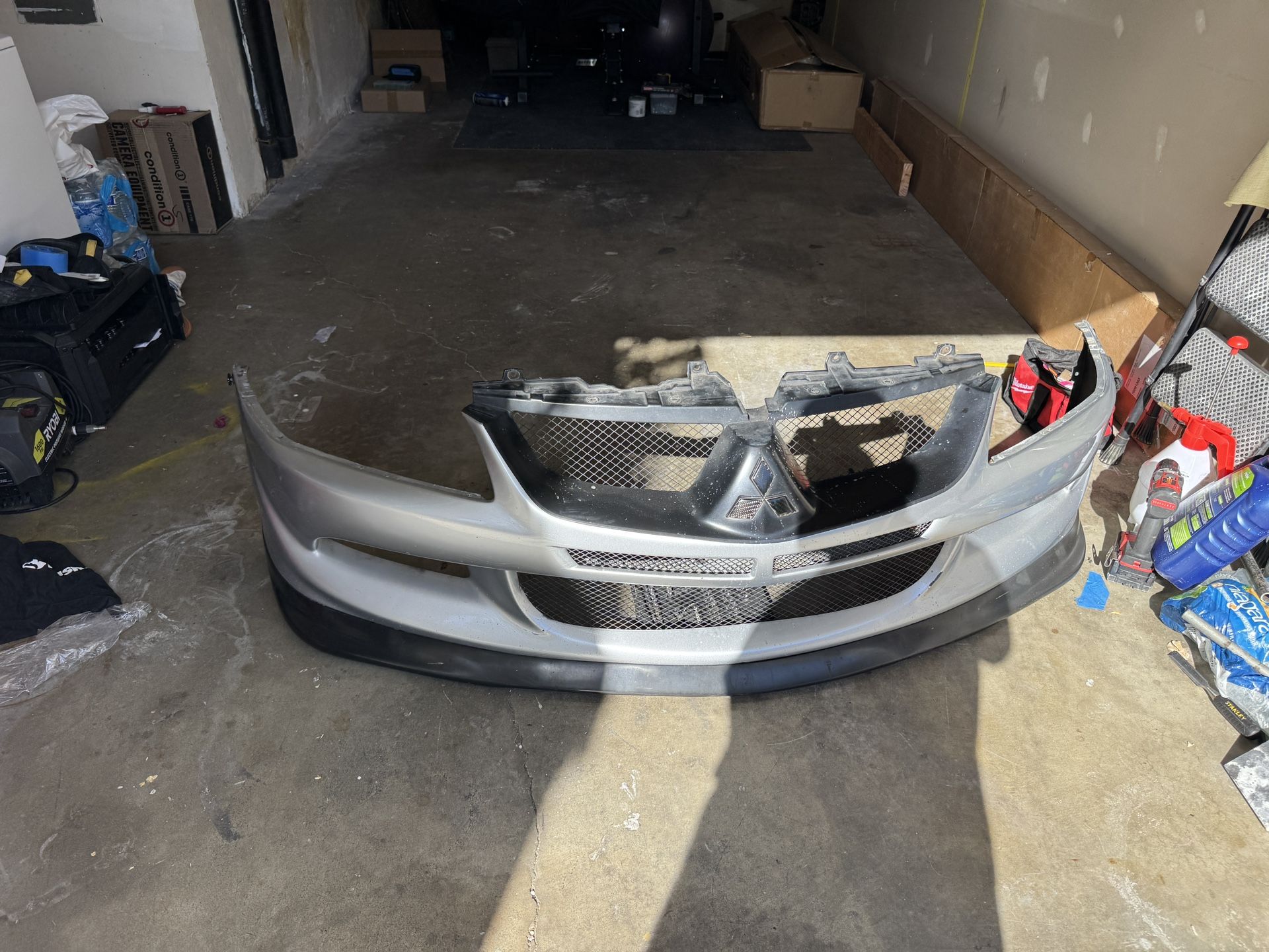 Evo 8 Bumper Silver Evolution Mitsubishi