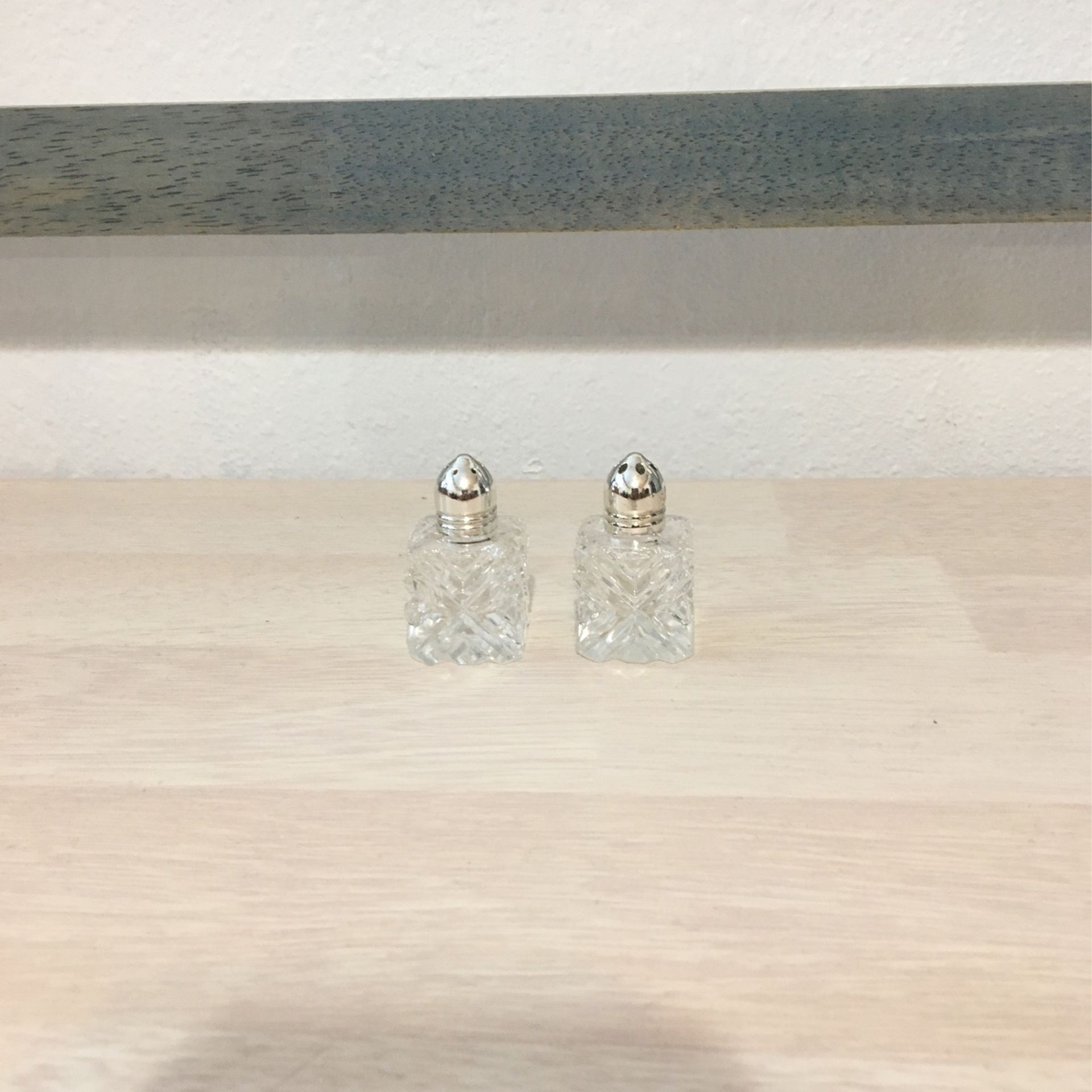 Salt /pepper Crystal Glass