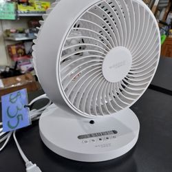 3 Speeds, 52 ft Air Distance, Low Noise Motor, 13 Inches, White, New 2024 Model