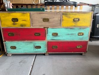 Solid wooden dresser