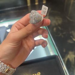 Men’s Cross Diamond Ring