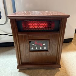 Wood Electric Space Heater