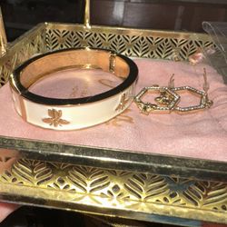 Bee Bracelet And Earring Set