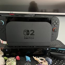 Switch 2 With Dock And Controller Attachment