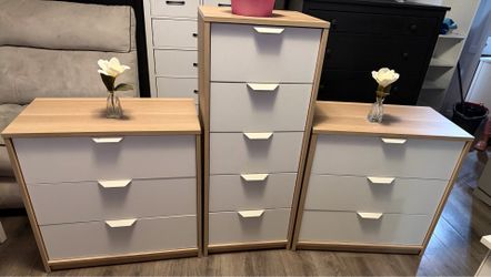 IKEA ASKVOLL Dresser & Ningt Stand
