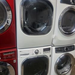 LG SET STEAM WASHER AND GAS ⛽️ DRYER JUMBO 