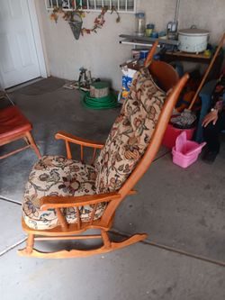 Old rocking chair in good condition