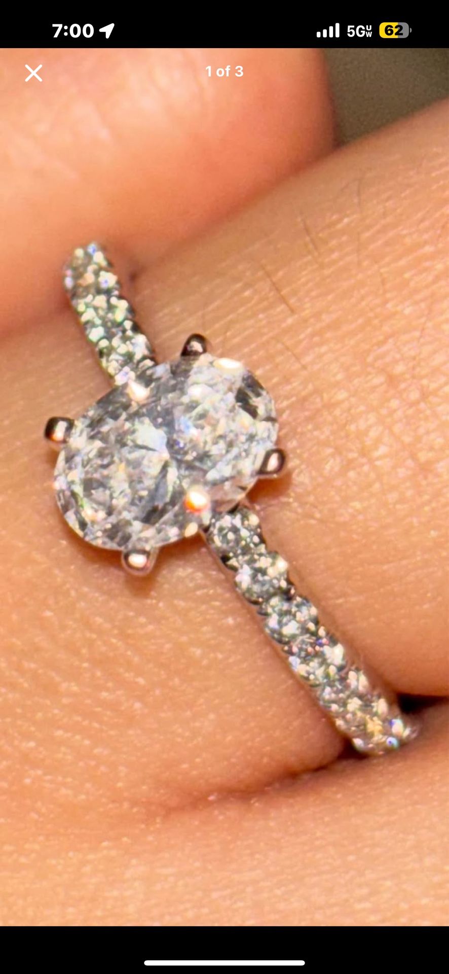 10 Carat Lab Grown Diamond Ring