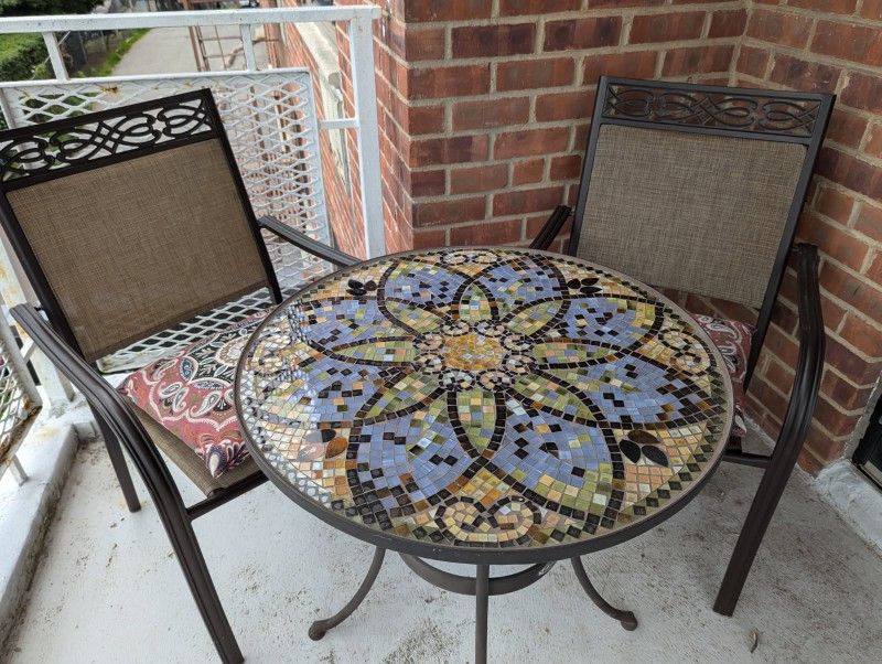 Mosaic Patio Table And Chairs