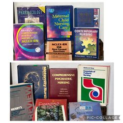Huge lot of nursing textbooks