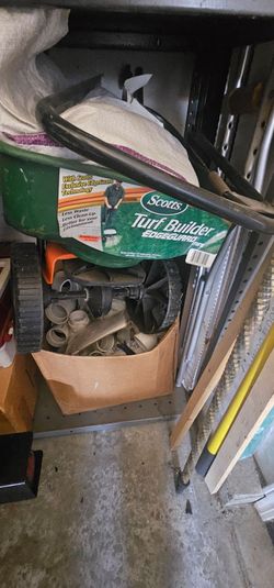Seed spreader and 2" PVC fittings