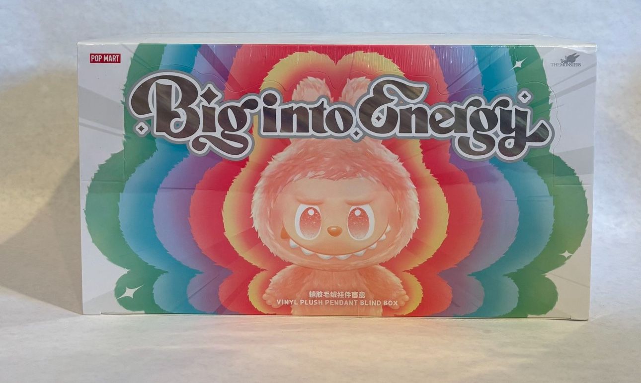 Authentic Pop-Mart Big Into Energy Labubu Unsealed Case 