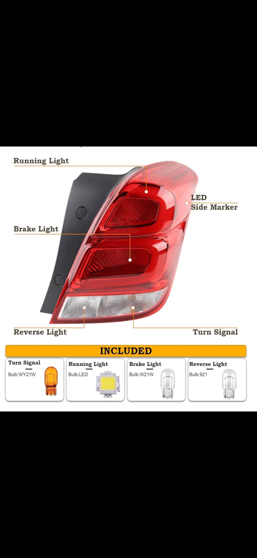 Tail Light For Chevrolet Trax.