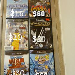 Nintendo GameCube Video Games(read For Prices)