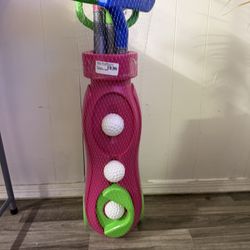 Fun Club Jumbo Golf Caddy Clubs & Balls