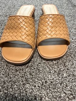 Everlane Woven Leather Slide Sandals