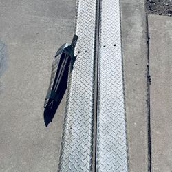 6ft- Diamond Plate Aluminum Running Boards - Chevy Blazer Or Similar