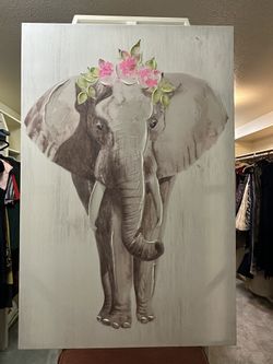Beautiful Elephant Canvas