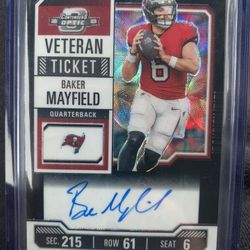 2023 Contenders Optic Veteran Ticket Black Scope