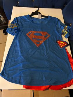 Small adult super man shirt
