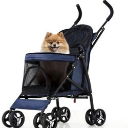 NEW-4 Wheels Pet Stroller