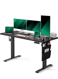 Electric Standing Desk with Storage Bag