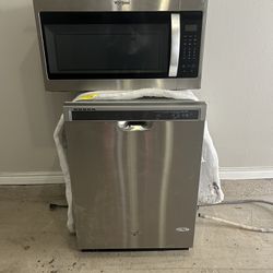 Whirlpool Microwave and Dishwasher