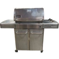 Weber Genesis Stainless Steel Natural Gas Grill – Working – Heavy-Duty BBQ
