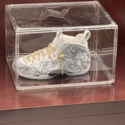 Victor Solomon x Nike Foamposite One Westside Beaches Trophies Collection Size 11 Plus Bonus