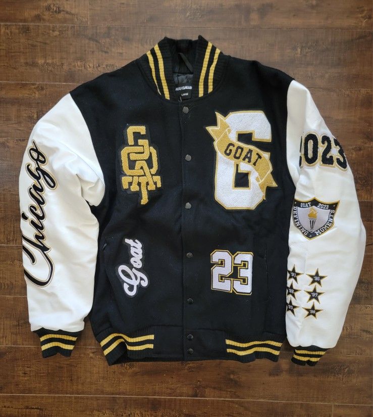 🔥SNEAK GALLERY GOAT VARSITY JACKETS🔥