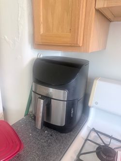 Gourmia Air Fryer Black and Stainless Steel
